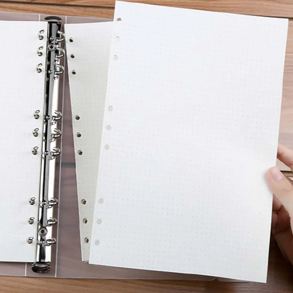 45 sheets/90pages ring notebook Insert Refills 6 Holes