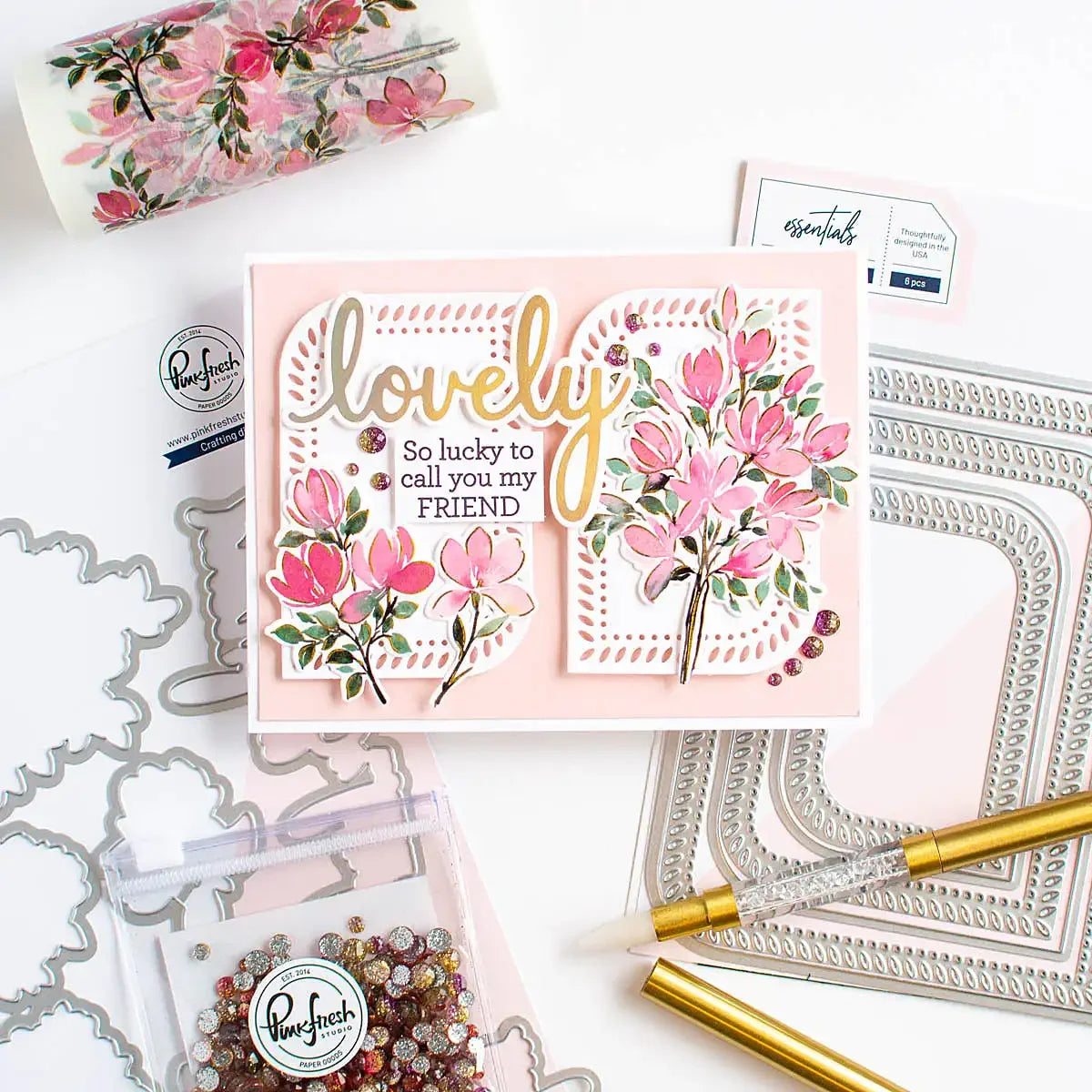 Washi Tape with Flowers
