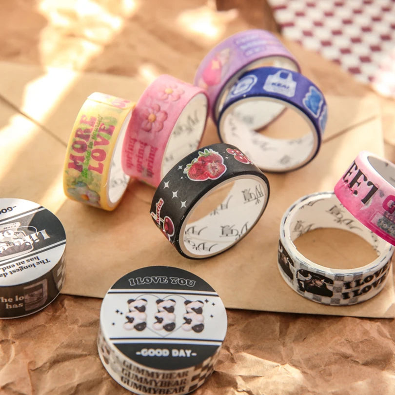 Words Washi Tape Korean Stationery
