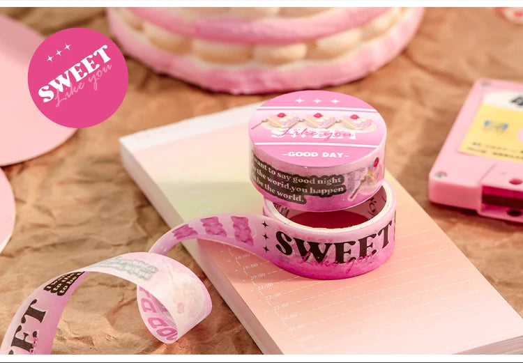 Words Washi Tape Korean Stationery