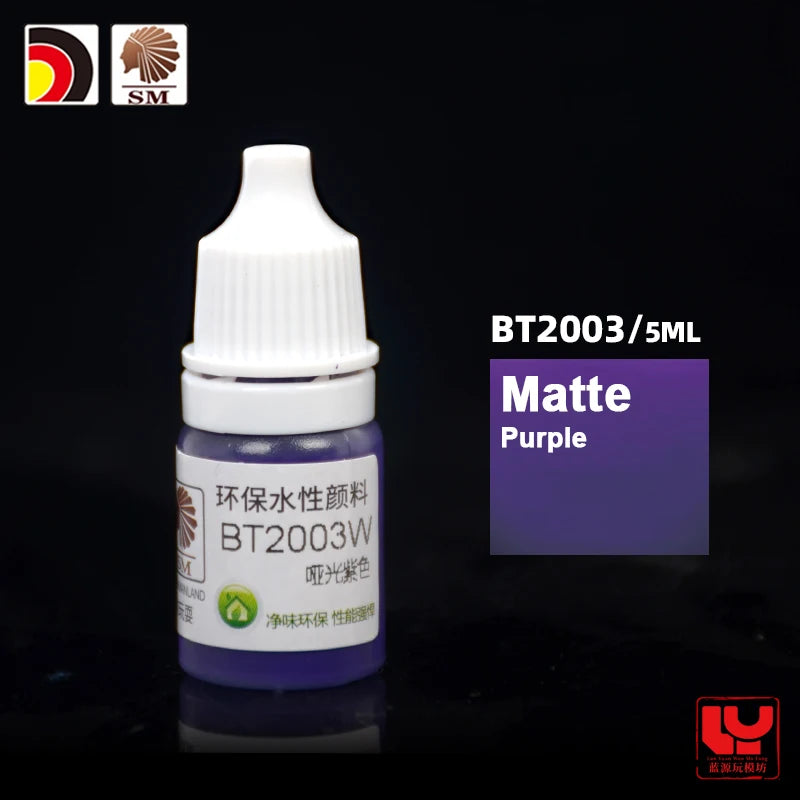 18-Color SM Water-Based Paint Matte Series