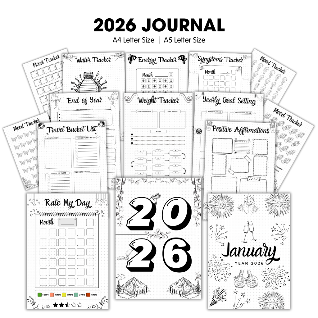 2026 Bullet Journal Bundle