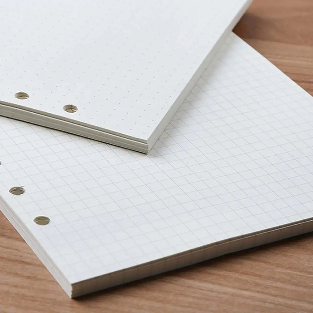 45 sheets/90pages ring notebook Insert Refills 6 Holes