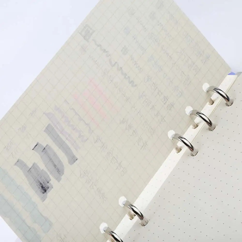 45 sheets/90pages ring notebook Insert Refills 6 Holes