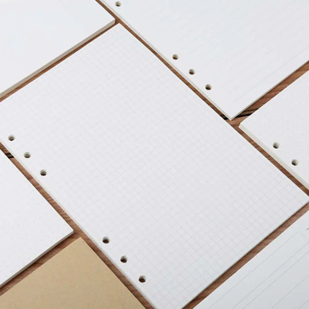 45 sheets/90pages ring notebook Insert Refills 6 Holes