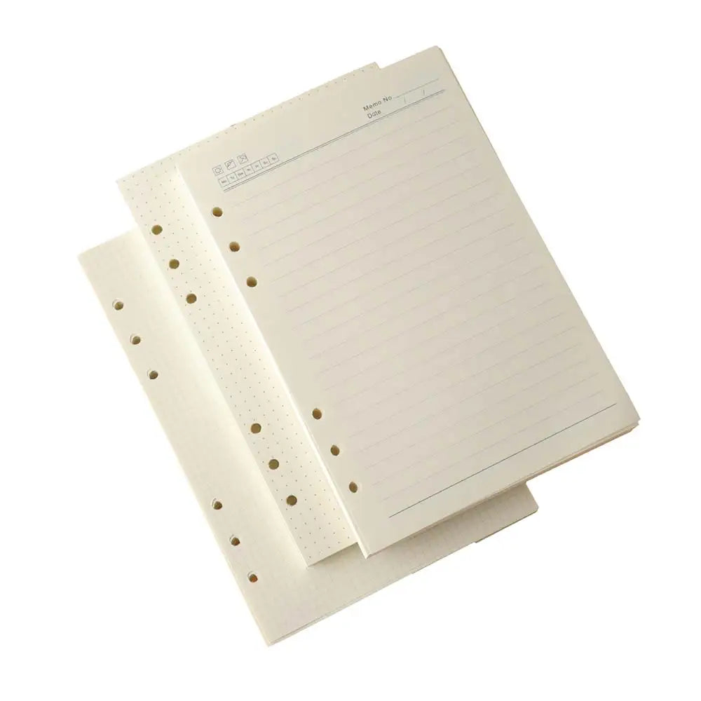 45 sheets/90pages ring notebook Insert Refills 6 Holes