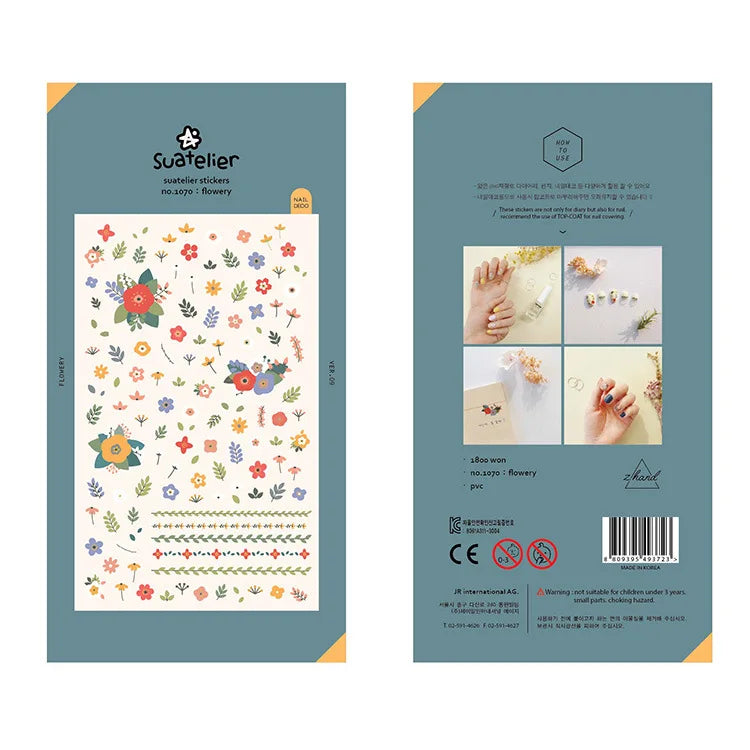 Korean Import Original Suatelier Collection Kawaii Daily Stickers