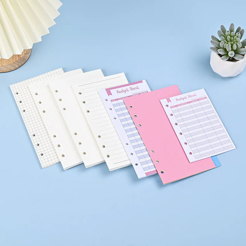 A6 A5 Loose Leaf Notebook Refill