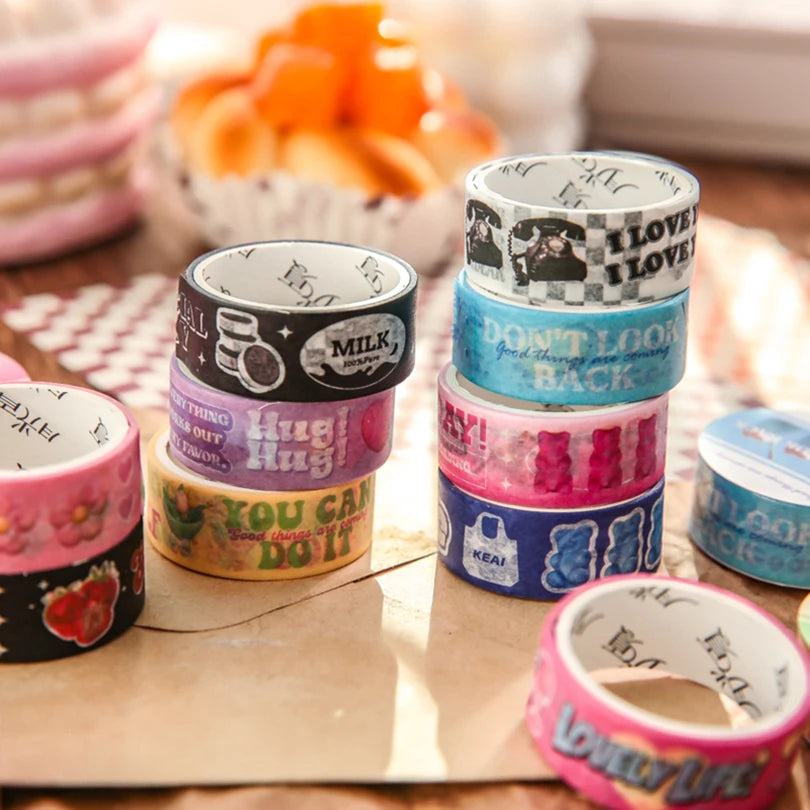 Words Washi Tape Korean Stationery