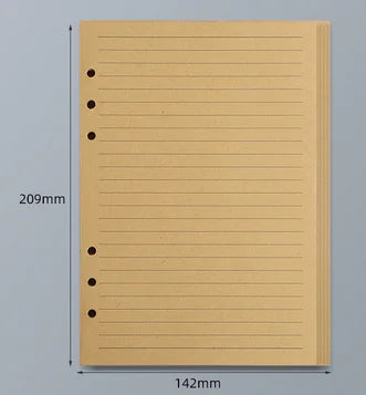 45 Sheets A5 A6 A7 Loose Leaf Notebook Refill Grid