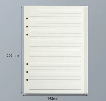 45 Sheets A5 A6 A7 Loose Leaf Notebook Refill Grid