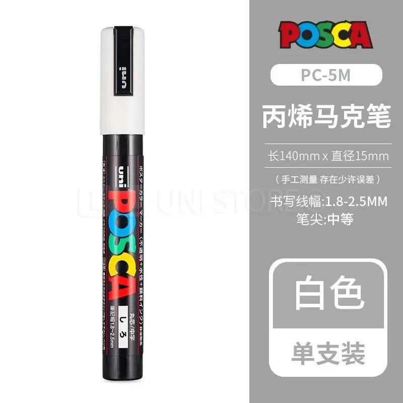 Uni Poscas Markers Single Packaged