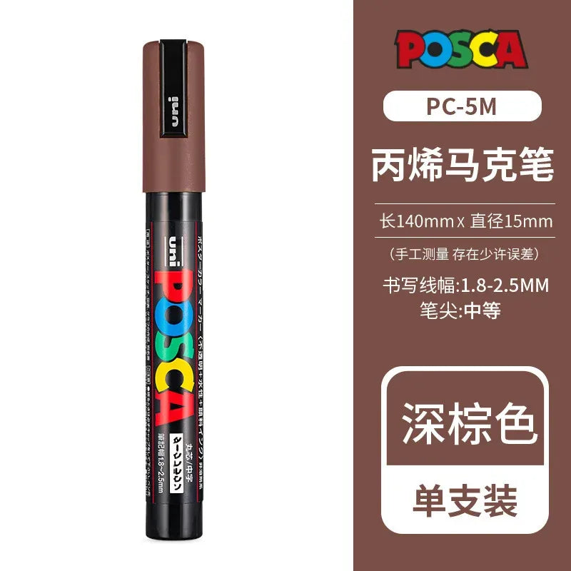 Uni Poscas Markers Single Packaged