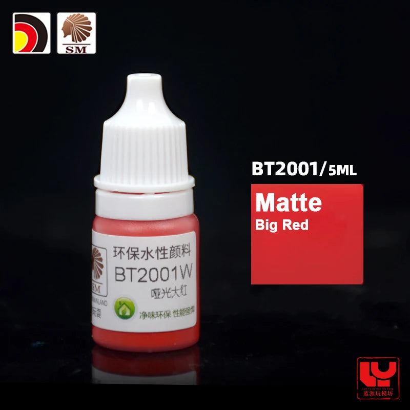 18-Color SM Water-Based Paint Matte Series