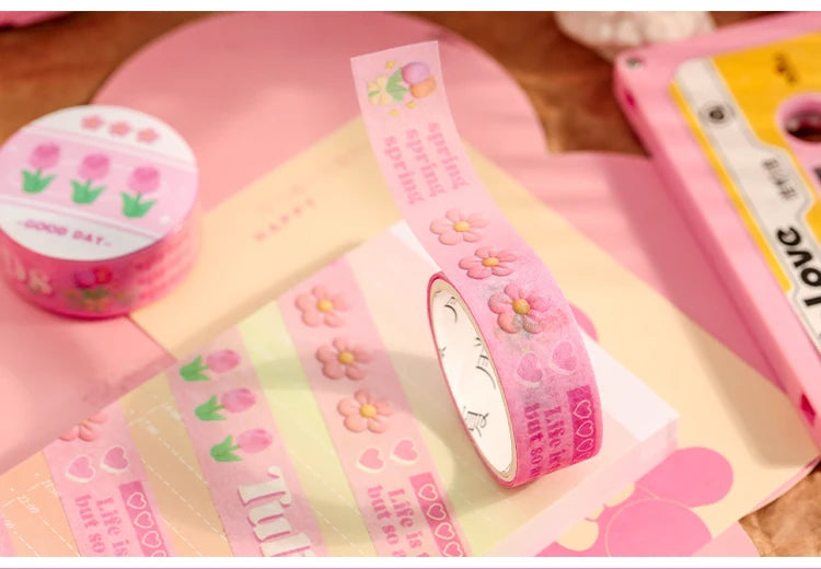 Words Washi Tape Korean Stationery
