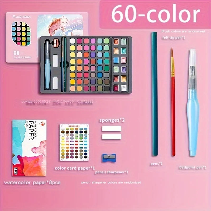 Watercolor Painting Set Portable