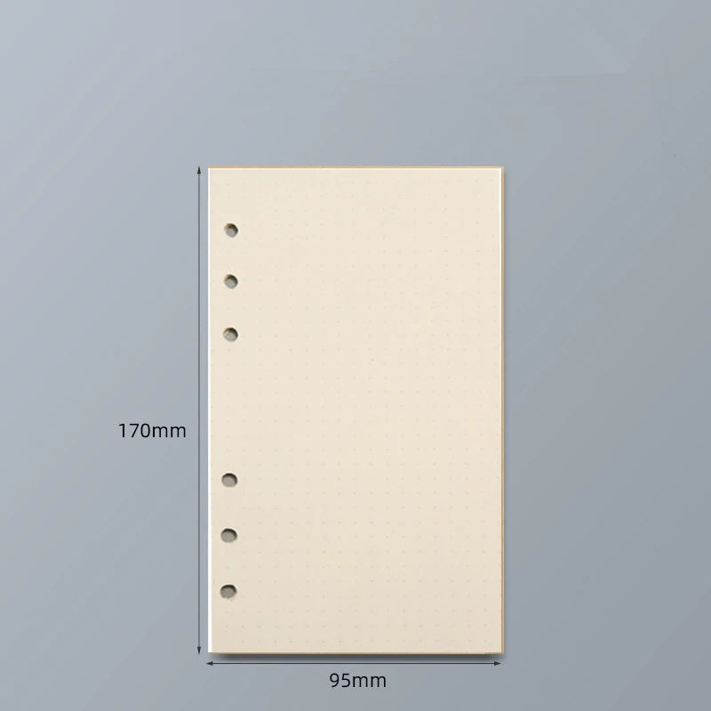 45 Sheets A5 A6 A7 Loose Leaf Notebook Refill Grid