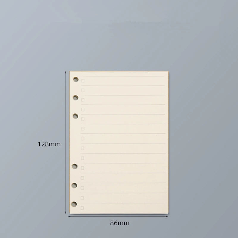 45 Sheets A5 A6 A7 Loose Leaf Notebook Refill Grid