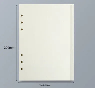 45 Sheets A5 A6 A7 Loose Leaf Notebook Refill Grid
