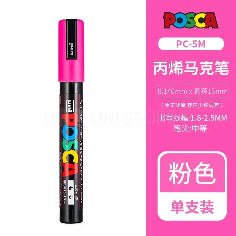Uni Poscas Markers Single Packaged