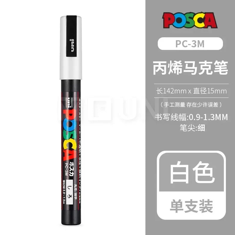 Uni Poscas Markers Single Packaged