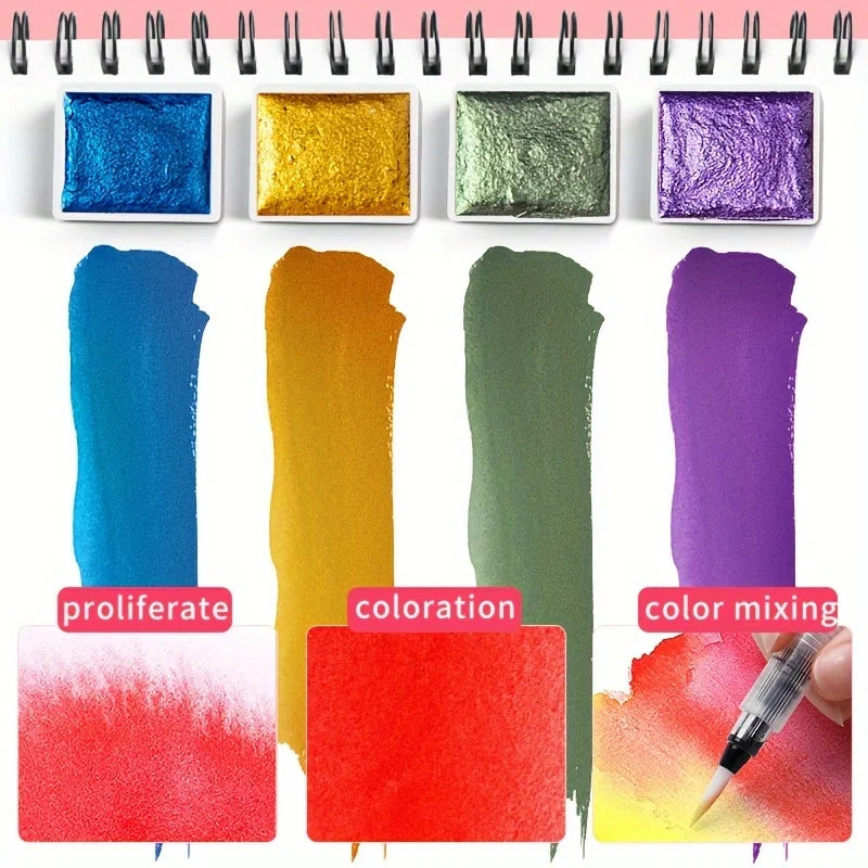 Watercolor Painting Set Portable