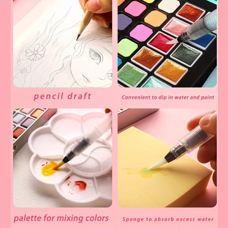 Watercolor Painting Set Portable