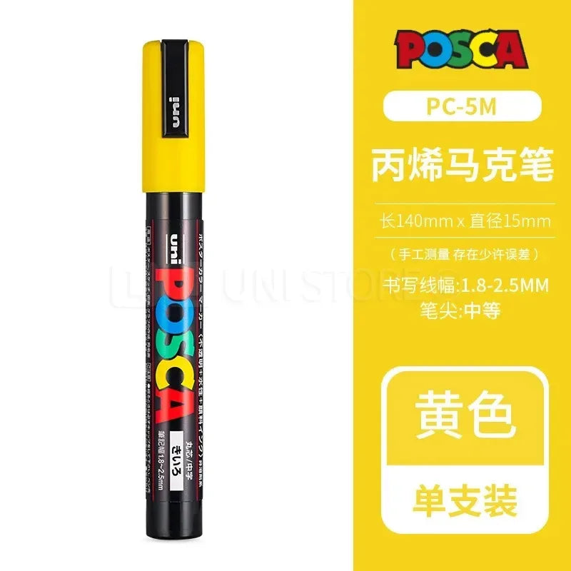 Uni Poscas Markers Single Packaged
