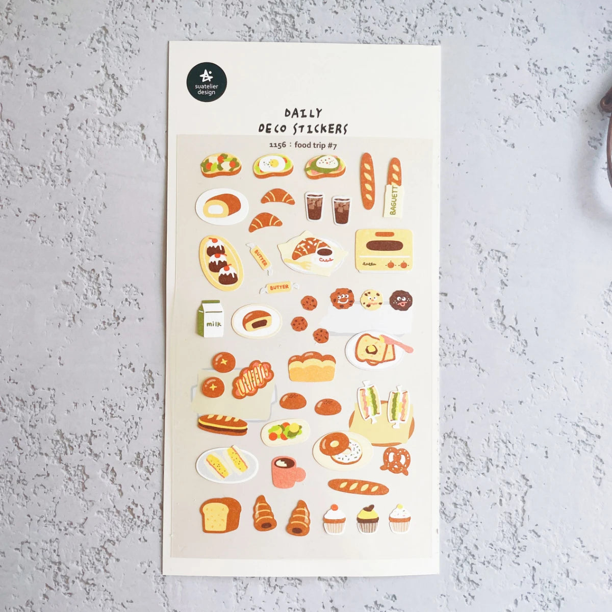 Korean Import Original Suatelier Collection Kawaii Daily Stickers