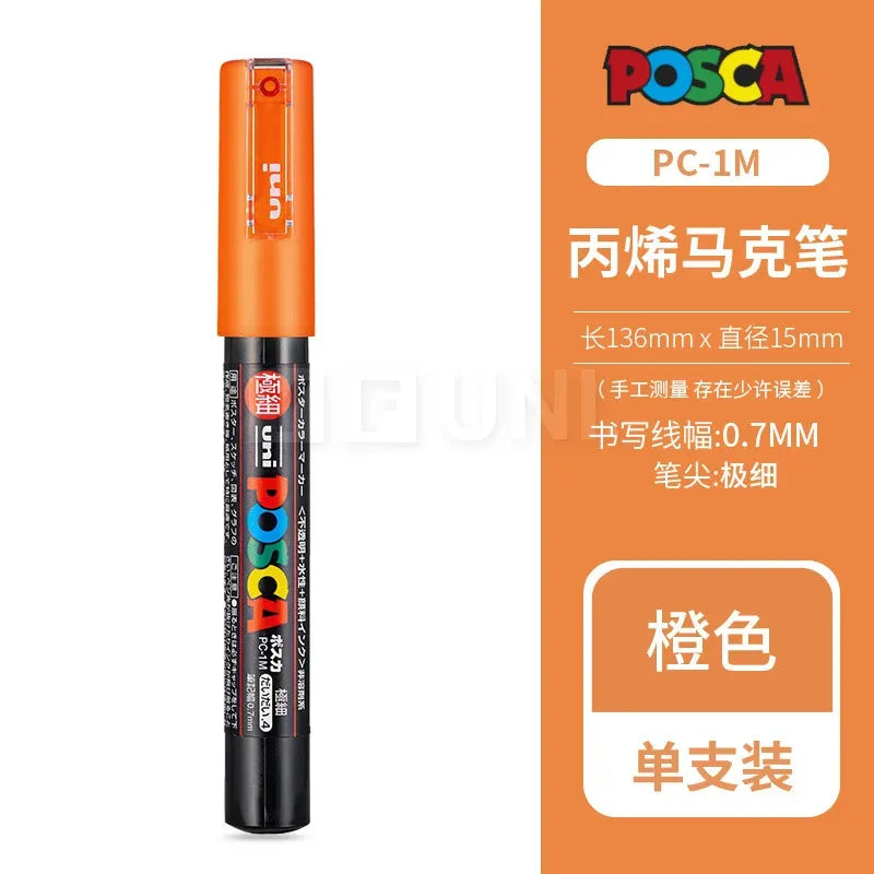 Uni Poscas Markers Single Packaged
