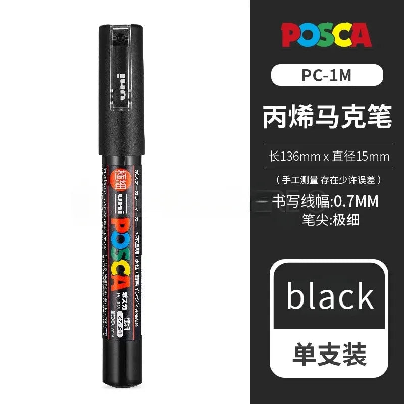 Uni Poscas Markers Single Packaged