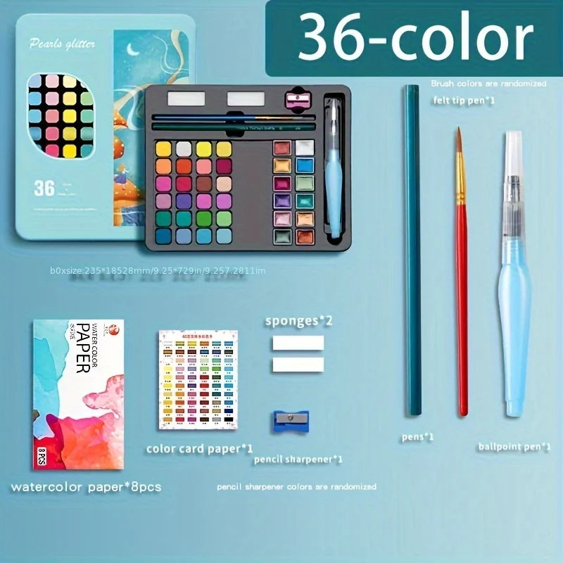 Watercolor Painting Set Portable