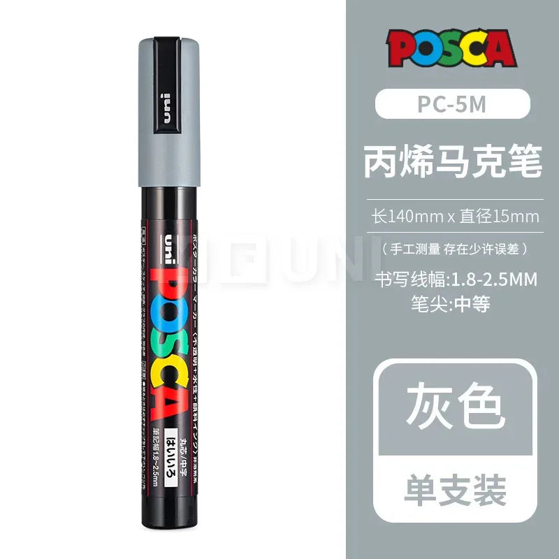Uni Poscas Markers Single Packaged
