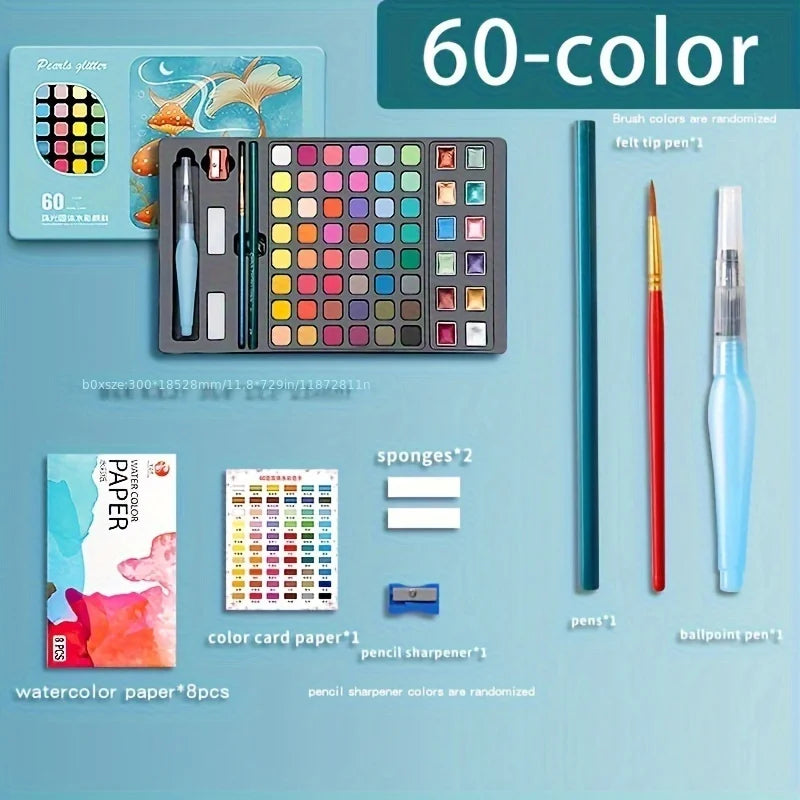 Watercolor Painting Set Portable