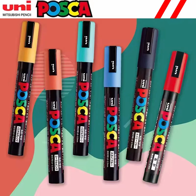 Uni Poscas Markers Single Packaged