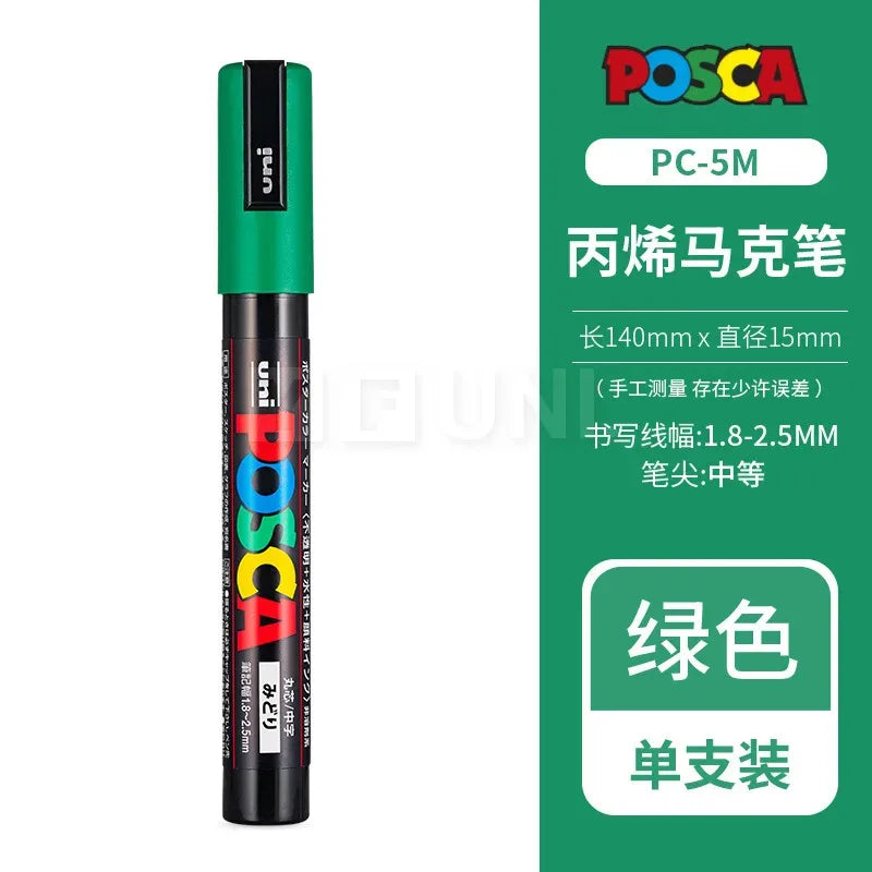 Uni Poscas Markers Single Packaged