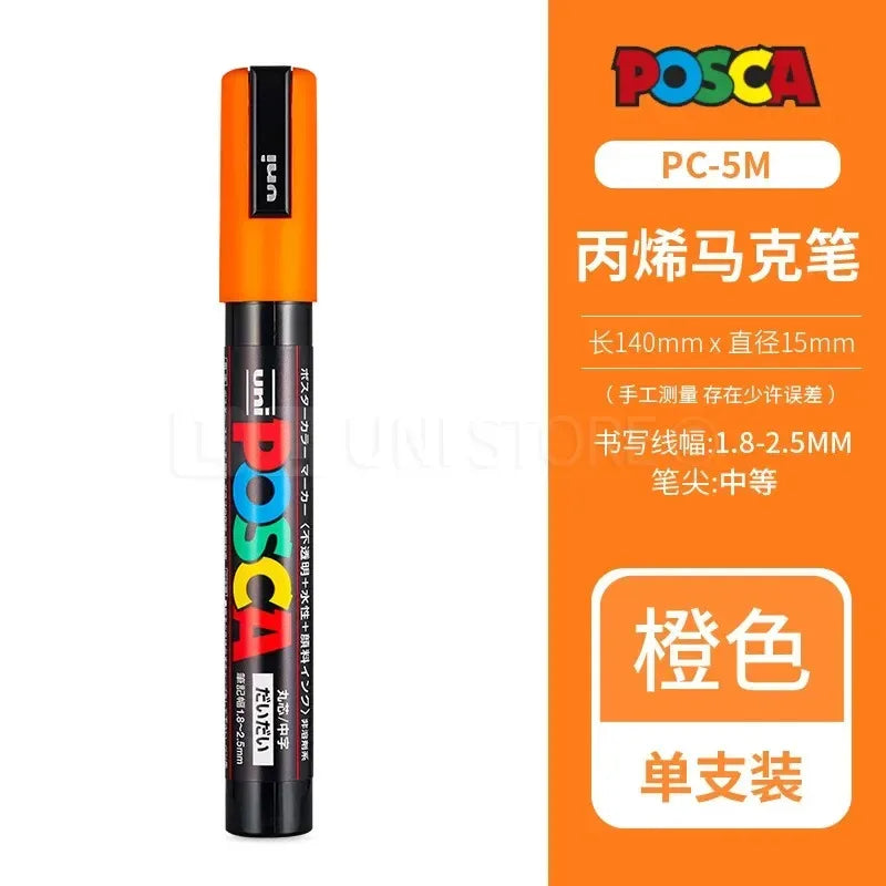Uni Poscas Markers Single Packaged