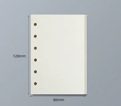 45 Sheets A5 A6 A7 Loose Leaf Notebook Refill Grid