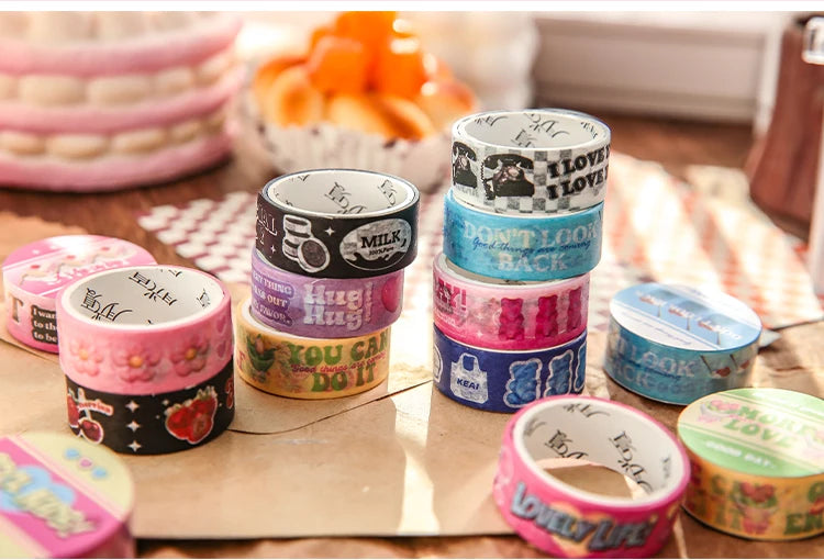 Words Washi Tape Korean Stationery