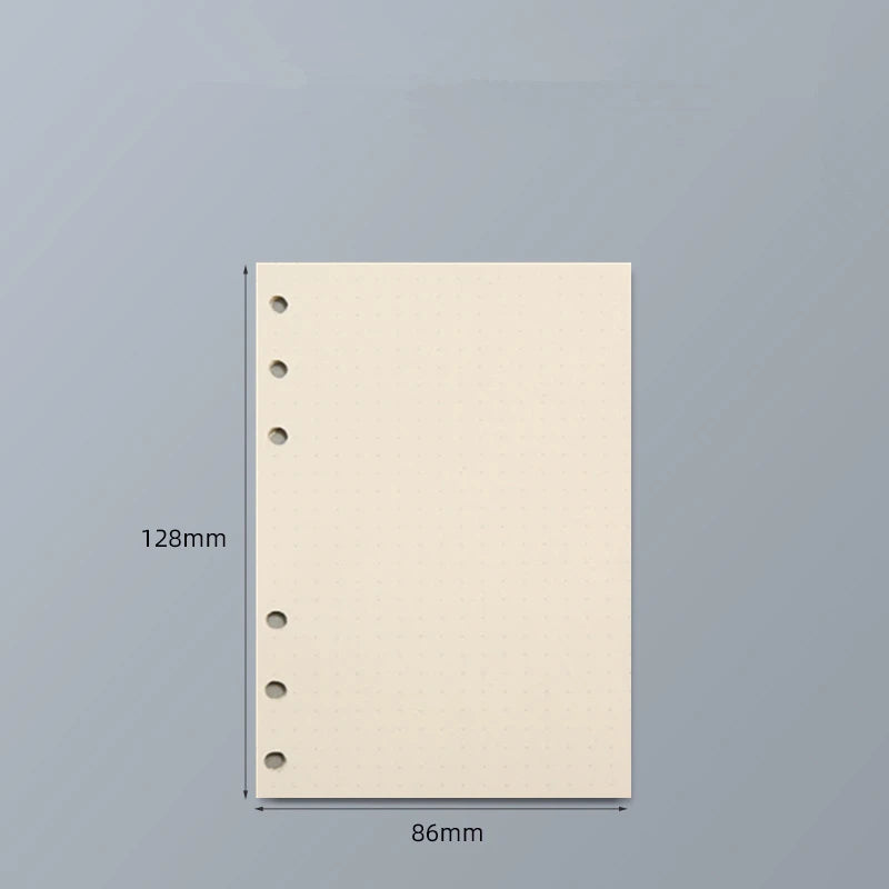 45 Sheets A5 A6 A7 Loose Leaf Notebook Refill Grid