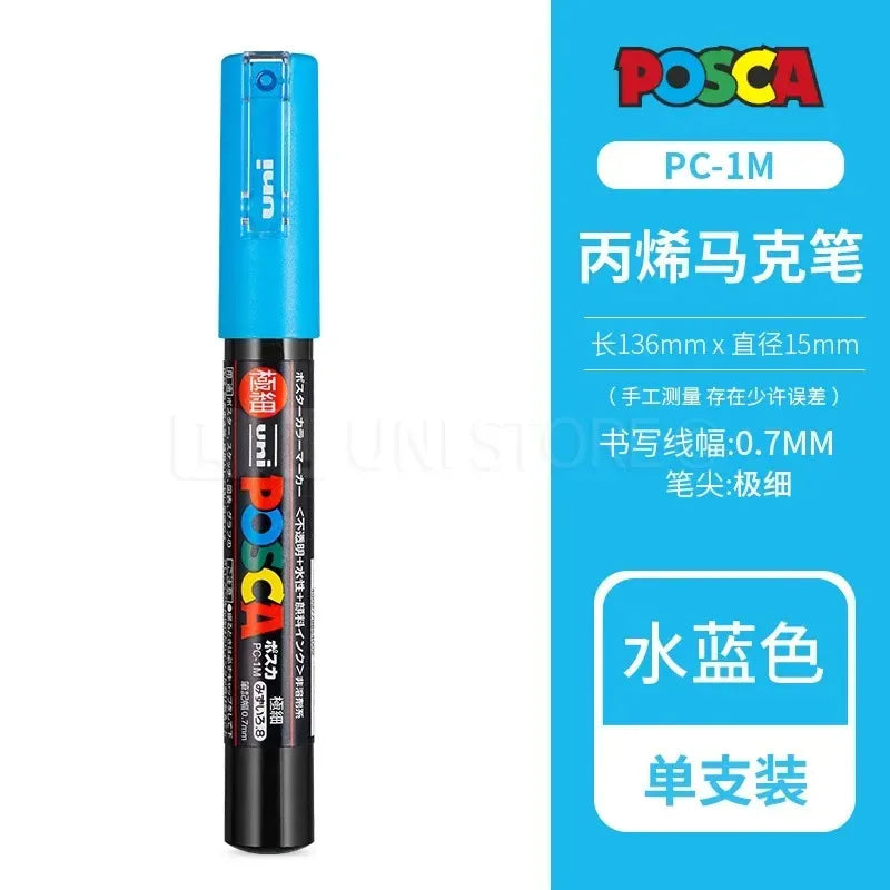 Uni Poscas Markers Single Packaged