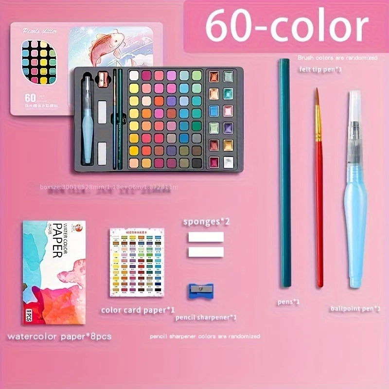 Watercolor Painting Set Portable