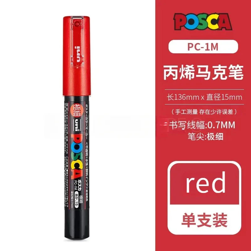 Uni Poscas Markers Single Packaged