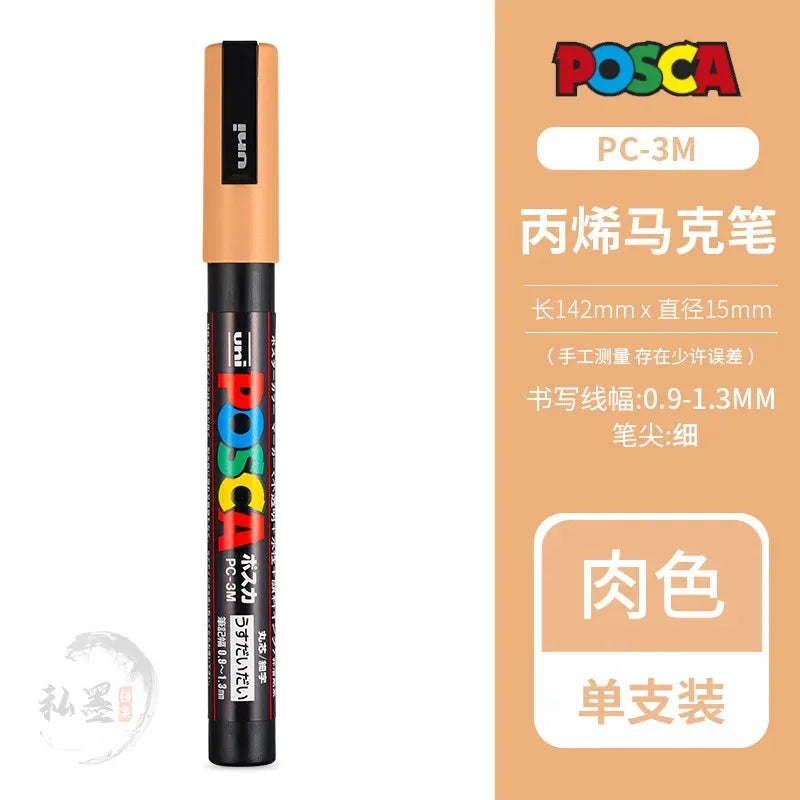 Uni Poscas Markers Single Packaged