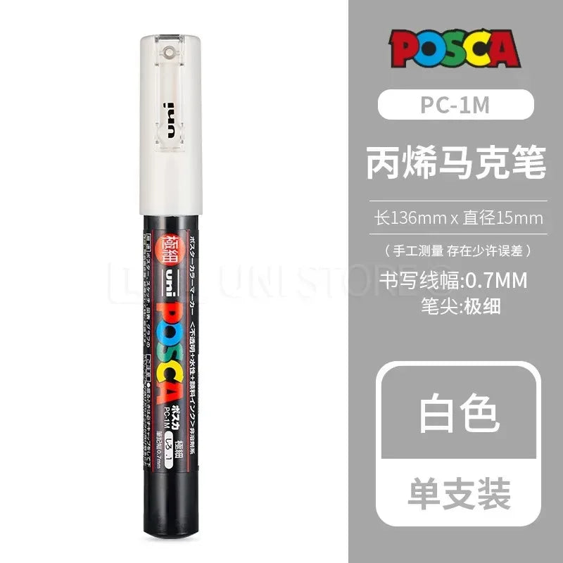 Uni Poscas Markers Single Packaged