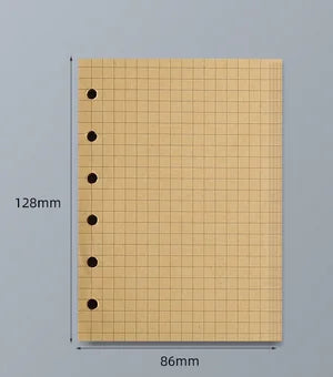 45 Sheets A5 A6 A7 Loose Leaf Notebook Refill Grid