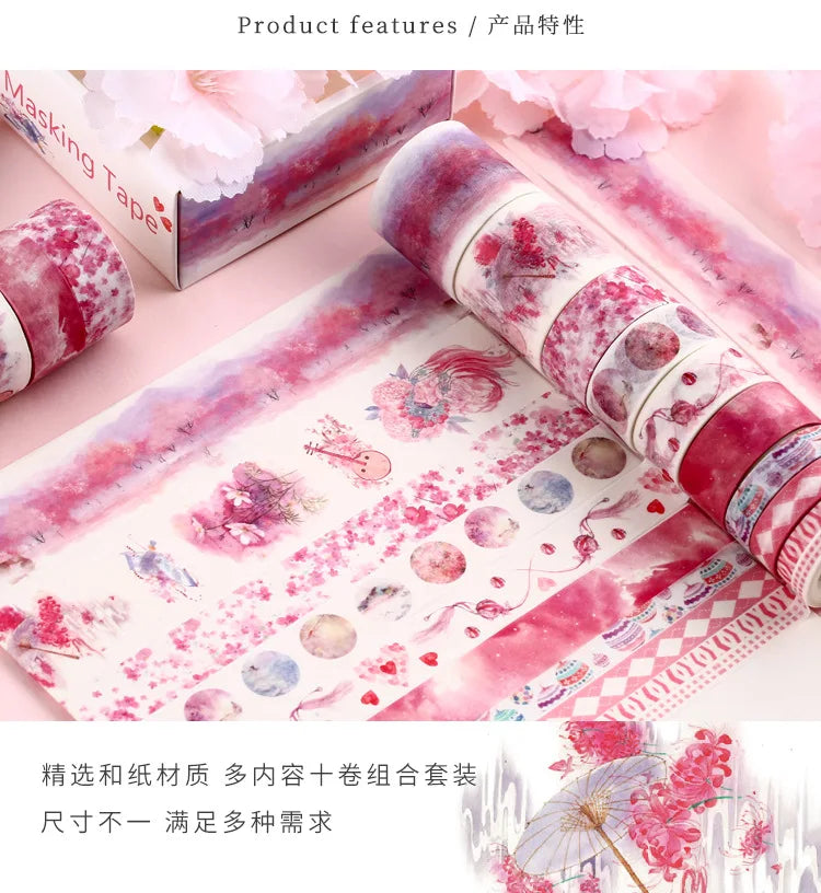 Washi Tapes Kawaii Material