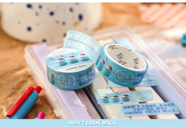 Words Washi Tape Korean Stationery