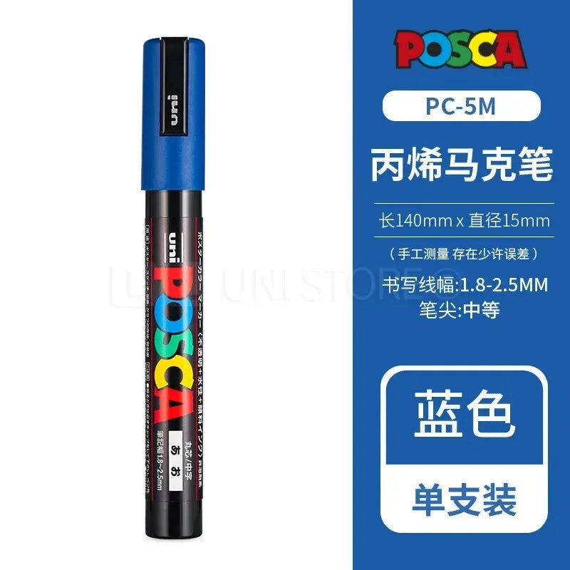 Uni Poscas Markers Single Packaged
