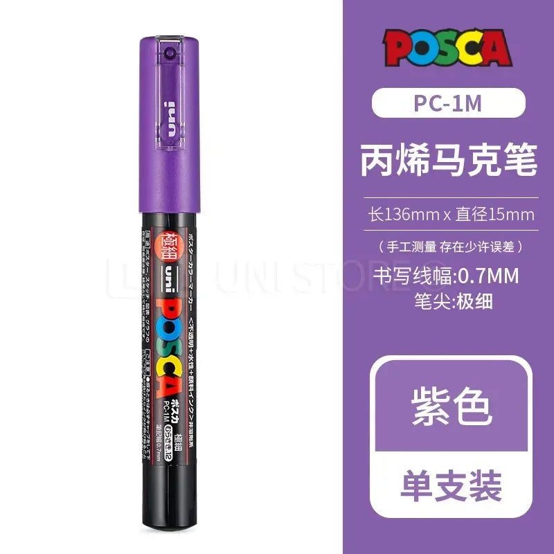 Uni Poscas Markers Single Packaged